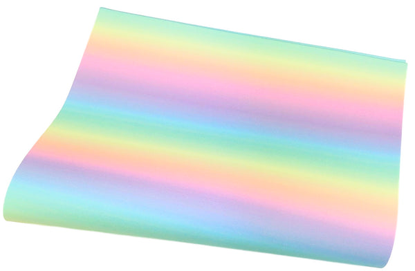 *READY TO SHIP!* Pastel Rainbow EXCLUSIVE Premium Faux Leather