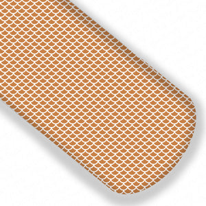 Gingerbread Scalloped Roof Textured Faux Leather