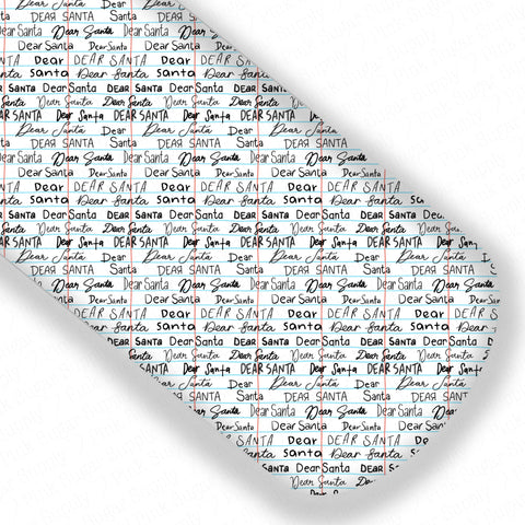 **READY TO SHIP!** Dear Santa, Premium Faux Leather