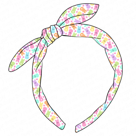 (PREORDER) KNOTTED BOW HEADBAND-Peeps EXCLUSIVE