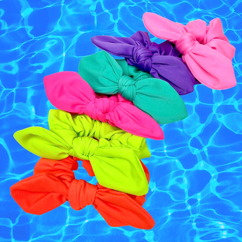Choose Color-Neon SWIM Scrunchies-Wholesale