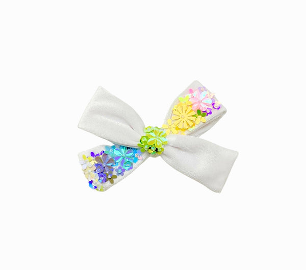 (PREORDER) Hand-Sewn Rainbow Ombre Sequin Headband