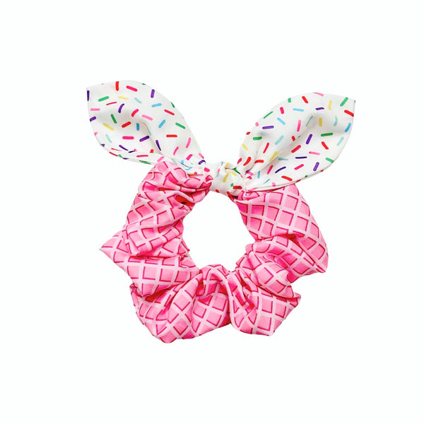 (PREORDER) SCRUNCHIE-Pink Ice Cream Cone
