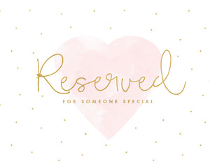 Reserved Standard Shipping *Domestic Shipping Only*