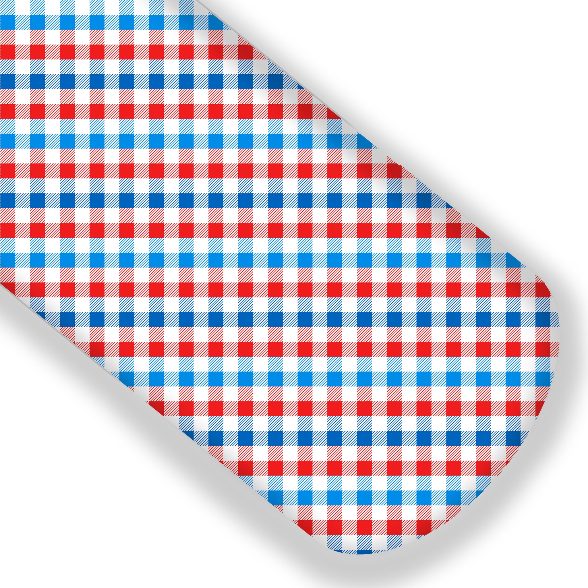 **READY TO SHIP!** Patriotic Gingham Premium Faux Leather