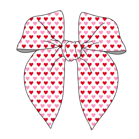 (PREORDER) PRE-TIED SURGED EDGE BOW-Sweethearts